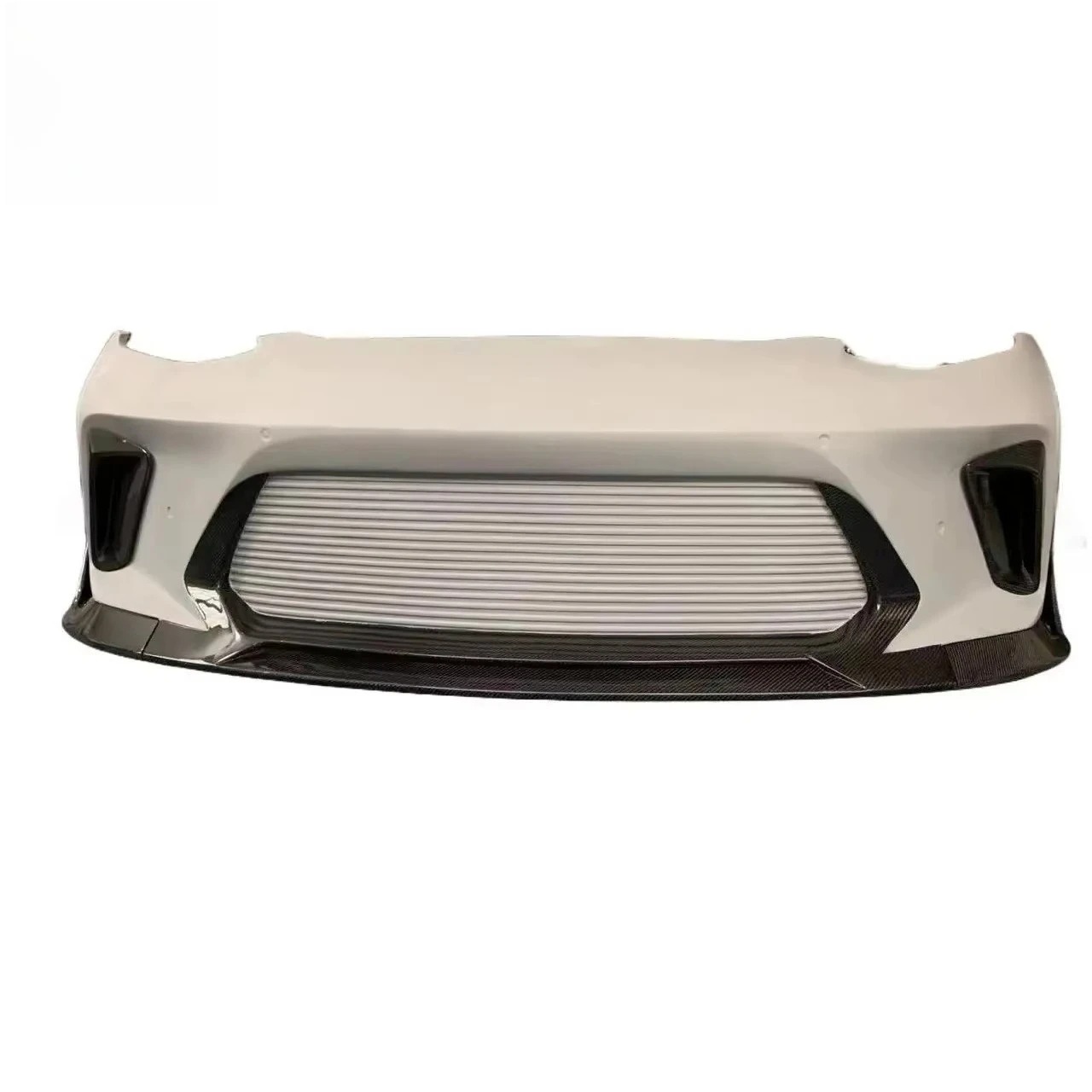 Robot Style Carbon Fiber Front Bumper for  Model 3 2016-2021 Carbon Fiber+FRP Front Bumper